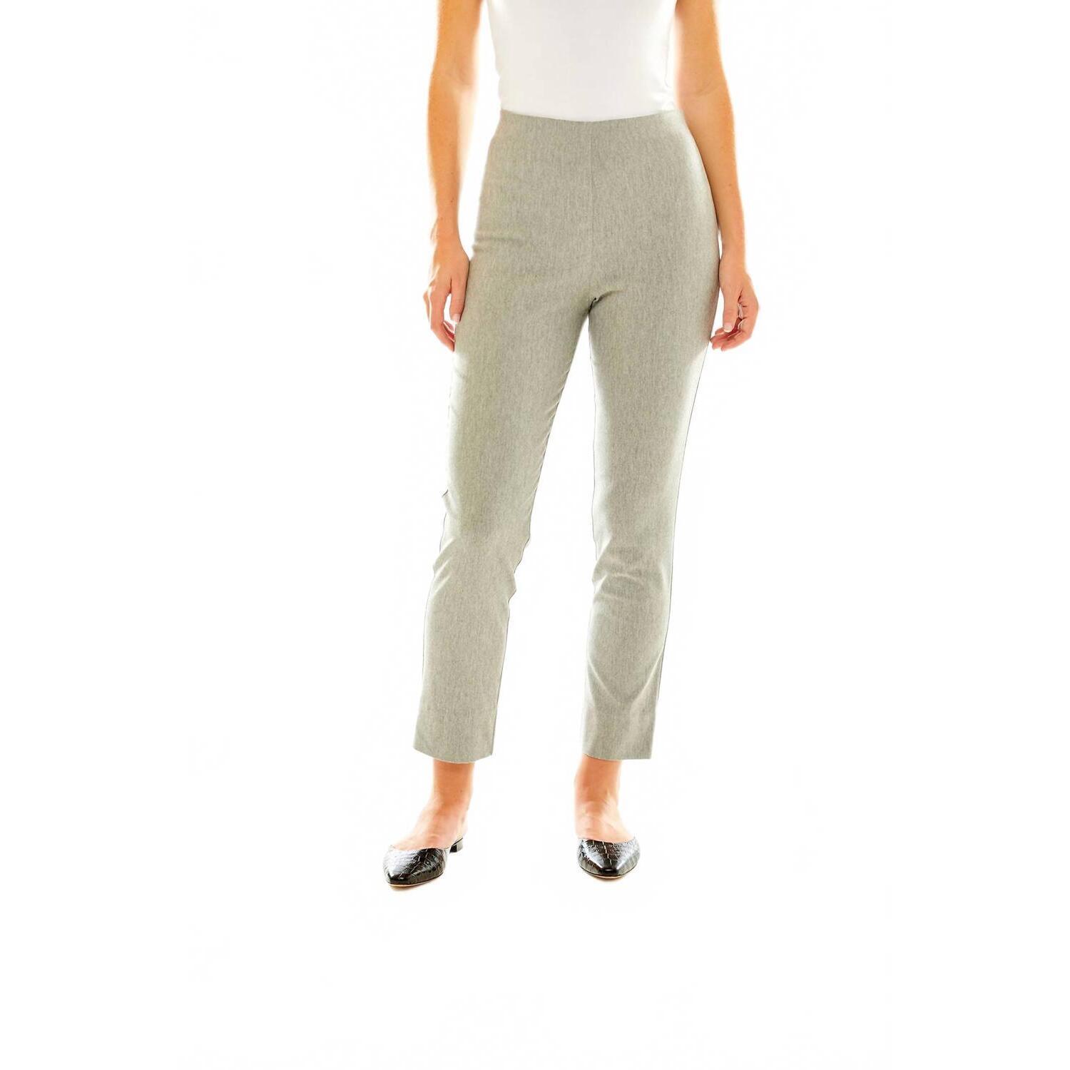 New Sara Campbell Flannel Sheri Pants In Light Grey Heather